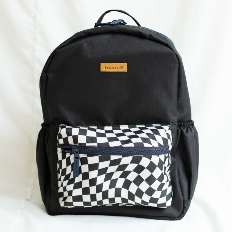 Bailey Backpack Midi Checkmate Black