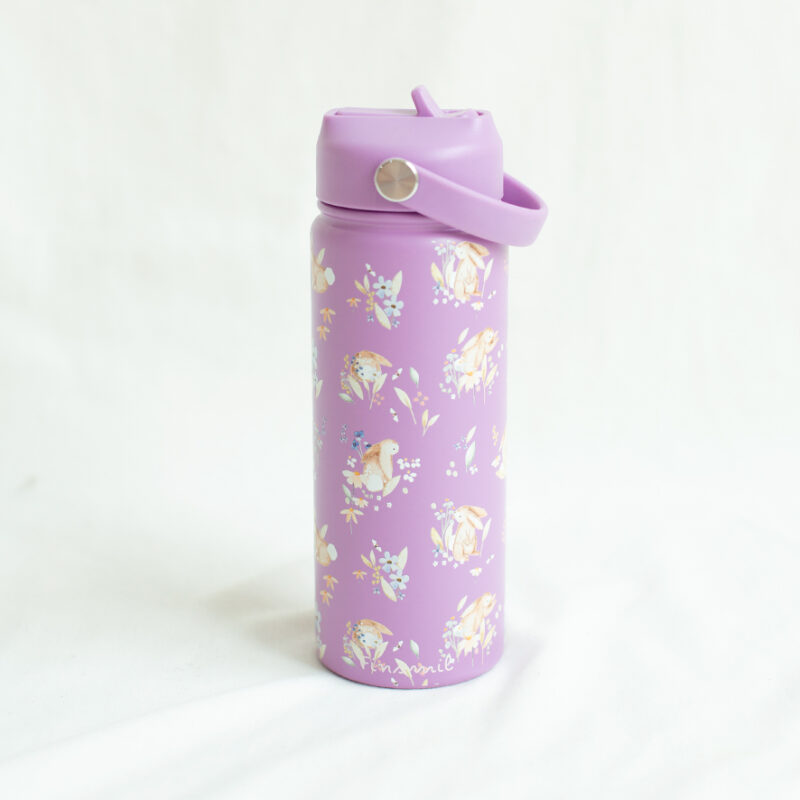 Stainless Steel Water Bottle Rabbit Tail